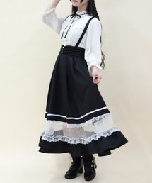 axes femme　アクシーズファム　スカート コラージュプリントフリルスカート[品番：IGAW0005557]｜axes