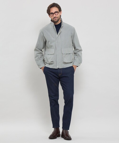 MACKINTOSH LONDON(マッキントッシュ ロンドン)の「ウールタイプライタースタンドカラーショートブルゾン(ブルゾン・メンズ・グレー系その他/ブラック・40/38/42)」の11枚目の写真