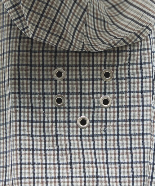 MACKINTOSH LONDON(マッキントッシュ ロンドン)の「ウールタイプライタースタンドカラーショートブルゾン(ブルゾン・メンズ・グレー系その他/ブラック・40/38/42)」の5枚目の写真