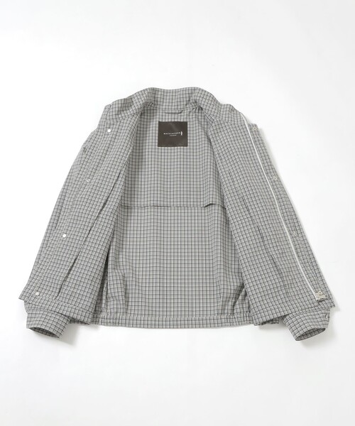 MACKINTOSH LONDON(マッキントッシュ ロンドン)の「ウールタイプライタースタンドカラーショートブルゾン(ブルゾン・メンズ・グレー系その他/ブラック・40/38/42)」の8枚目の写真