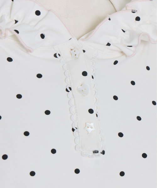 Lolime by mellfy memory（ロリミー バイ メルフィーメモリー）の「fancy dot sweatshirt（パーカー・レディース・ホワイト/グレー・FREE）」の13枚目の写真