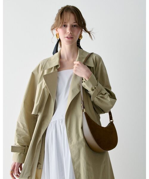 kate spade new york（ケイトスペード ニューヨーク）の「ケーエスデュオ スエード クロスボディ バッグ（ショルダーバッグ・レディース・ブラウン・ONESIZE）」の12枚目の写真