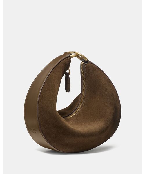 kate spade new york（ケイトスペード ニューヨーク）の「ケーエスデュオ スエード クロスボディ バッグ（ショルダーバッグ・レディース・ブラウン・ONESIZE）」の5枚目の写真