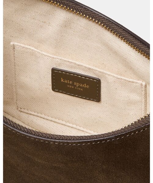 kate spade new york（ケイトスペード ニューヨーク）の「ケーエスデュオ スエード クロスボディ バッグ（ショルダーバッグ・レディース・ブラウン・ONESIZE）」の9枚目の写真