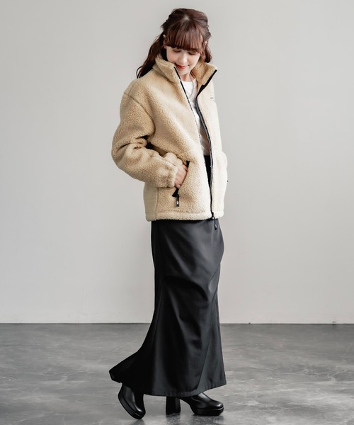 ☆美品THE NORTH FACEミリタリーコート／韓国限定 ホワイトレーベル THE NORTH FACE ブルゾン アウター ザ・ノースフェイス WHITE