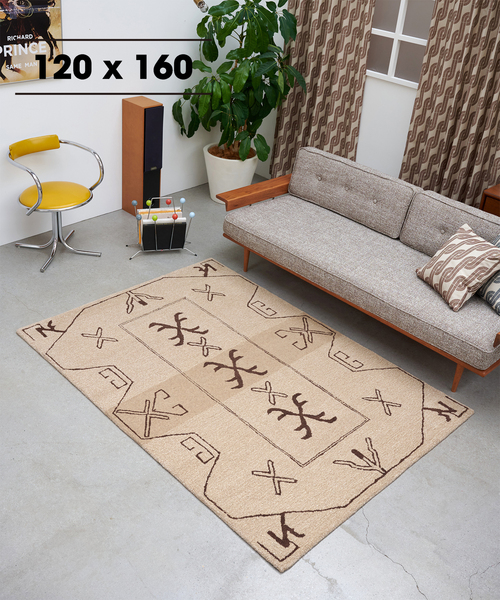 Acme  Supply 幾何学模様ラグ 約120x160cm セール】MIJEK RUG 120X160 ミジェク ラグ（ラグ/マット）｜ACME