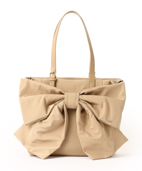TO BE CHIC リボン付きバック ゴールド リボントートバッグ（トートバッグ）｜TO BE CHIC（トゥー ビー