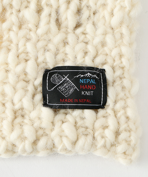 IENA LA BOUCLE（イエナラブークル）の「IENA LA BOUCLE スラブウールハンドニットマフラー（マフラー・レディース・アイボリー・FREE）」の7枚目の写真