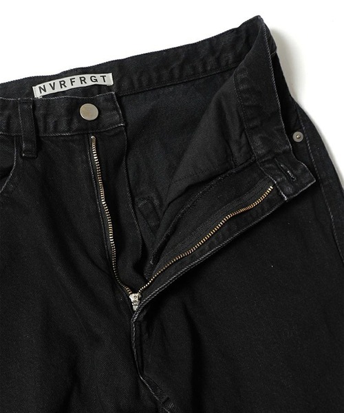 NVRFRGT（ネヴァーフォーゲット）の「【NVRFRGT】3D TWISTED WIDE LEG JEANS（デニムパンツ・メンズ・ブラック・2/1）」の7枚目の写真