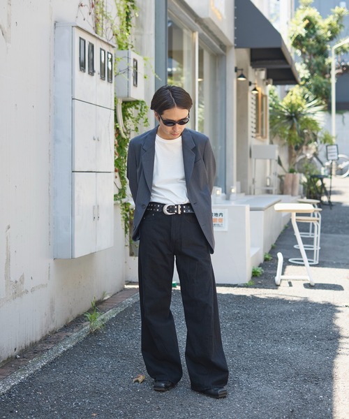 NVRFRGT（ネヴァーフォーゲット）の「【NVRFRGT】3D TWISTED WIDE LEG JEANS（デニムパンツ・メンズ・ブラック・2/1）」の10枚目の写真