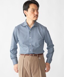 SHIPS | SHIPS: ジャージー ギンガムチェック ワンピースカラー シャツ(ビジネスシャツ)