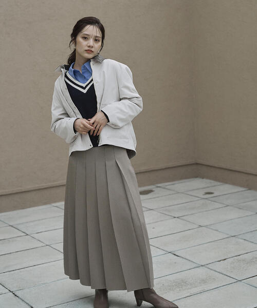 PROPORTION BODY DRESSING（プロポーションボディドレッシング）の「カバーオールブルゾン / 1215255007（テーラードジャケット・レディース・ベージュ/オフホワイト・MEDIUM/SMALL）」の3枚目の写真