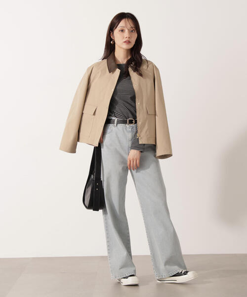 PROPORTION BODY DRESSING（プロポーションボディドレッシング）の「カバーオールブルゾン / 1215255007（テーラードジャケット・レディース・ベージュ/オフホワイト・MEDIUM/SMALL）」の11枚目の写真