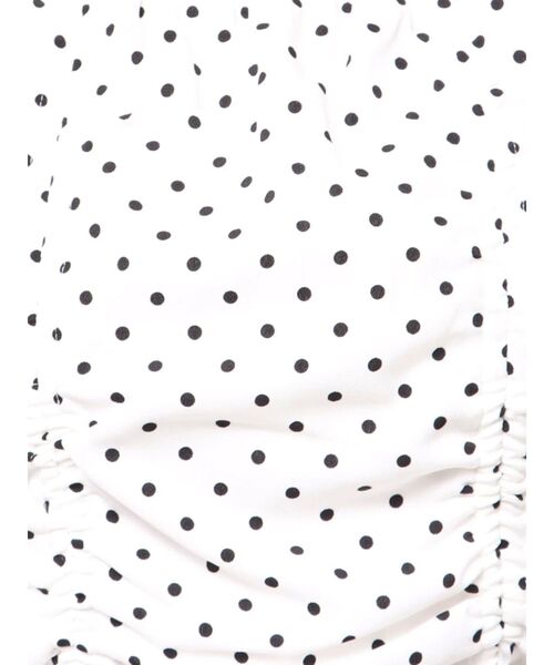 EMODA（エモダ）の「2WAY STRING RIBBON TOP（Tシャツ/カットソー・レディース・ブラック/ブルー/ホワイト・FREE）」の14枚目の写真