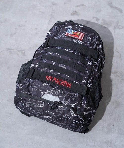 JUGLANS(ユグランス)の「【TOYMACHINE】SK8ER BACKPACK(バックパック/リュック・メンズ・ライトブラウン/ブラック系その他/ブラック・FREE)」の3枚目の写真