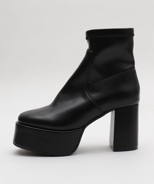 WEGO（ウィゴー）の「WEGO/【25年秋冬新作】ストレッチヒールショートブーツ（ブーツ・レディース・ブラック/ブラック系その他・LARGE/MEDIUM/SMALL）」の20枚目の写真