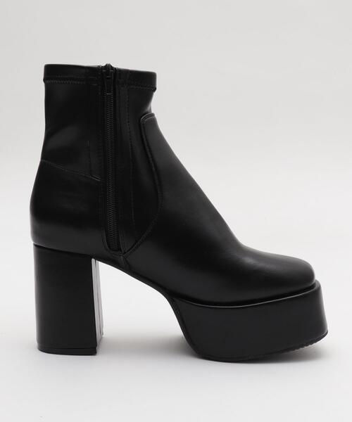 WEGO（ウィゴー）の「WEGO/【25年秋冬新作】ストレッチヒールショートブーツ（ブーツ・レディース・ブラック/ブラック系その他・LARGE/MEDIUM/SMALL）」の21枚目の写真