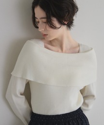 &. NOSTALGIA | 【ZOZO限定】三織混オフショル風ニット(ニット/セーター)
