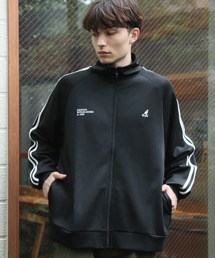 【KANGOL/カンゴール】別注 ダンボールニット ラグランスリーブ 袖ライン トラック ジャケット