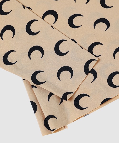 MARINE SERRE（マリーン・セル）の「MOON PRINTED JERSEY LS CREWNECK TOP（Tシャツ/カットソー・レディース・ホワイト/ベージュ系その他/ベージュ系その他2/ブラック系その他・S/XS/M）」の6枚目の写真