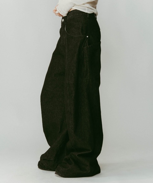 パンツ tuck design denim pants/denimblue tuck design denim pants/denimblue | KNUTH MARF