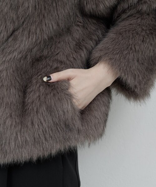 セール】エコファーフーディーブルゾン（ベスト）｜GALLARDAGALANTE