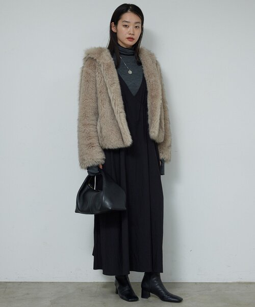 セール】エコファーフーディーブルゾン（ベスト）｜GALLARDAGALANTE