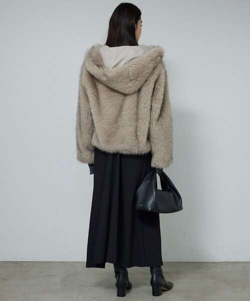 セール】エコファーフーディーブルゾン（ベスト）｜GALLARDAGALANTE