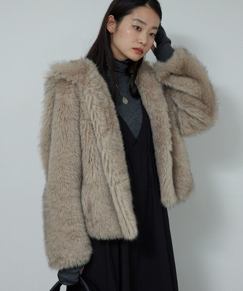 セール】エコファーフーディーブルゾン（ベスト）｜GALLARDAGALANTE