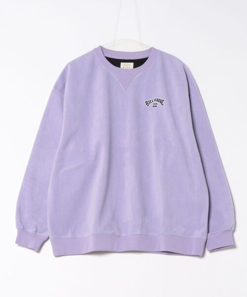 BILLABONG（ビラボン）の「BILLABONG レディース BIG LOOSE CREW トレーナー 【BIG LOOSE】【2025年秋冬モデル】/ビラボンワンポイントロゴスウェットトレーナー（スウェット・レディース・ブラック/ターコイズブルー/ラベンダー・MEDIUM）」の3枚目の写真