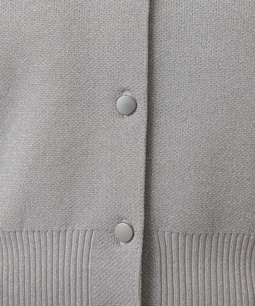 COLONY 2139（コロニートゥーワンスリーナイン）の「ラメスポンディッシュカーディガン（カーディガン/ボレロ・レディース・グレー/チャコールグレー/サックスブルー/ブラウン・FREE）」の16枚目の写真