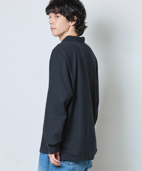 L.L.Bean(エルエルビーン)の「ジャパン・フィット プレミアム・ダブル・エル・ポロシャツ、長袖 カタディン・ロゴ・ラベル付き(ポロシャツ・メンズ・ブラック/ホワイト/ネイビー/インディゴブルー・MEDIUM/LARGE/X-LARGE/XX-LARGE/SMALL)」の10枚目の写真