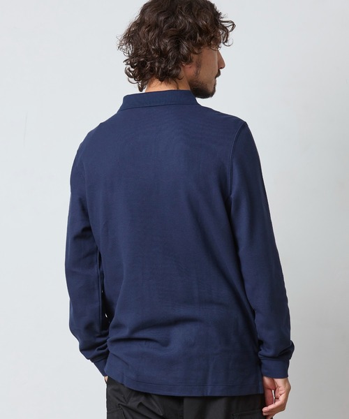 L.L.Bean(エルエルビーン)の「ジャパン・フィット プレミアム・ダブル・エル・ポロシャツ、長袖 カタディン・ロゴ・ラベル付き(ポロシャツ・メンズ・ブラック/ホワイト/ネイビー/インディゴブルー・MEDIUM/LARGE/X-LARGE/XX-LARGE/SMALL)」の19枚目の写真