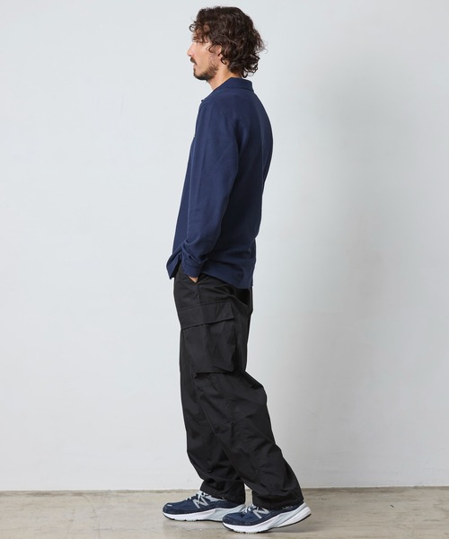 L.L.Bean(エルエルビーン)の「ジャパン・フィット プレミアム・ダブル・エル・ポロシャツ、長袖 カタディン・ロゴ・ラベル付き(ポロシャツ・メンズ・ブラック/ホワイト/ネイビー/インディゴブルー・MEDIUM/LARGE/X-LARGE/XX-LARGE/SMALL)」の21枚目の写真