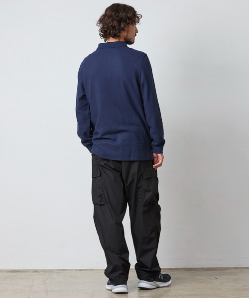 L.L.Bean(エルエルビーン)の「ジャパン・フィット プレミアム・ダブル・エル・ポロシャツ、長袖 カタディン・ロゴ・ラベル付き(ポロシャツ・メンズ・ブラック/ホワイト/ネイビー/インディゴブルー・MEDIUM/LARGE/X-LARGE/XX-LARGE/SMALL)」の22枚目の写真