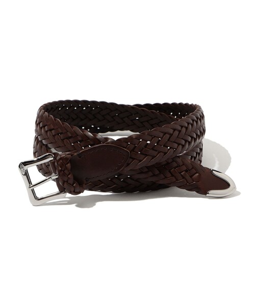 J&M Davidson(ジェイアンドエムデヴィッドソン)の「J&M DAVIDSON ENVELOPE BUCKLE TIP END 25MM(ベルト・メンズ・ダークブラウン/ブラック・95/90/85/80)」の3枚目の写真