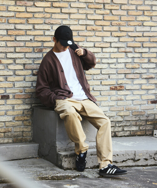 FREAK'S STORE(フリークスストア)の「限定展開 リラックスフィット 片畦リンキング ニット カーディガン(カーディガン/ボレロ・メンズ・チャコールグレー/ブラウン/ブラック/レッド/グリーン・MEDIUM/LARGE)」の17枚目の写真