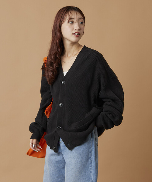 セール】限定展開 リラックスフィット 片畦リンキング ニット