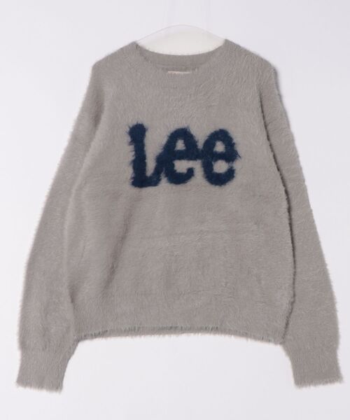 Lee（リー）の「LEE / LOGO KNIT / LT7232（ニット/セーター・レディース・ブラック/グレー/オフホワイト/ブルー・LARGE）」の5枚目の写真