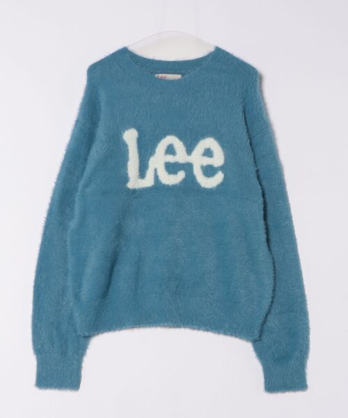 Lee（リー）の「LEE / LOGO KNIT / LT7232（ニット/セーター・レディース・ブラック/グレー/オフホワイト/ブルー・LARGE）」の6枚目の写真