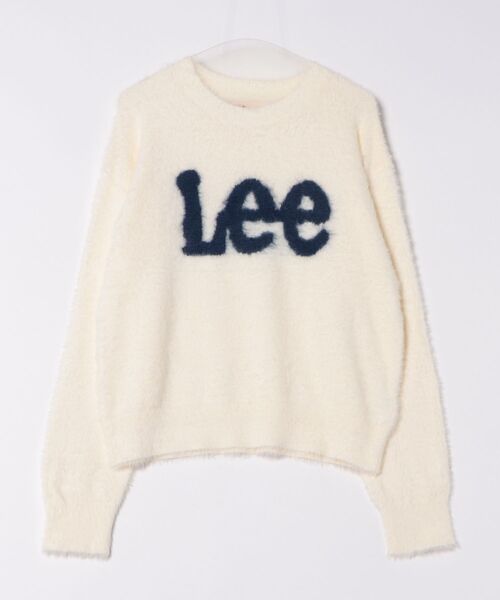 Lee（リー）の「LEE / LOGO KNIT / LT7232（ニット/セーター・レディース・ブラック/グレー/オフホワイト/ブルー・LARGE）」の7枚目の写真