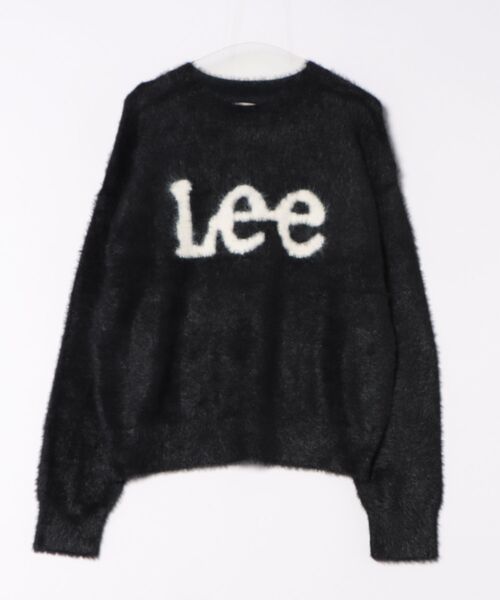 Lee（リー）の「LEE / LOGO KNIT / LT7232（ニット/セーター・レディース・ブラック/グレー/オフホワイト/ブルー・LARGE）」の8枚目の写真
