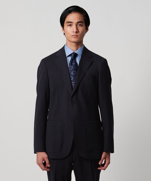 セール】3シーズン ツイル シングル2ボタン テーラードジャケット