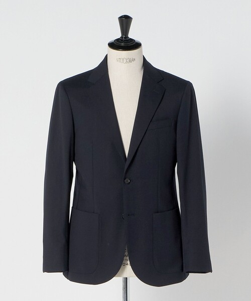 UNITED ARROWS（ユナイテッドアローズ）の「3シーズン ツイル シングル2ボタン テーラードジャケット COMFORT EASY‐MODEL 2WAYストレッチ 撥水 防シワ（テーラードジャケット・メンズ・ネイビー・48/50/46/44）」の7枚目の写真