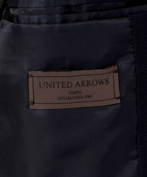 UNITED ARROWS（ユナイテッドアローズ）の「3シーズン ツイル シングル2ボタン テーラードジャケット COMFORT EASY‐MODEL 2WAYストレッチ 撥水 防シワ（テーラードジャケット・メンズ・ネイビー・48/50/46/44）」の13枚目の写真