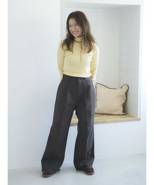 Dickies（ディッキーズ）の「Dickies別注 タックカーブパンツ（その他パンツ・レディース・ベージュ/ブラウン・SMALL/MEDIUM）」の13枚目の写真