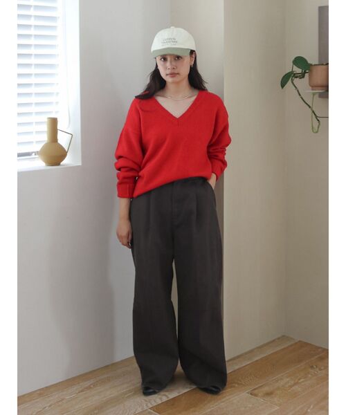 Dickies（ディッキーズ）の「Dickies別注 タックカーブパンツ（その他パンツ・レディース・ベージュ/ブラウン・SMALL/MEDIUM）」の19枚目の写真