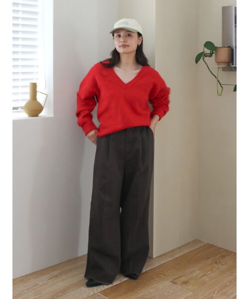 Dickies（ディッキーズ）の「Dickies別注 タックカーブパンツ（その他パンツ・レディース・ベージュ/ブラウン・SMALL/MEDIUM）」の20枚目の写真