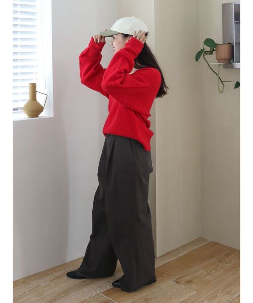 Dickies（ディッキーズ）の「Dickies別注 タックカーブパンツ（その他パンツ・レディース・ベージュ/ブラウン・SMALL/MEDIUM）」の21枚目の写真