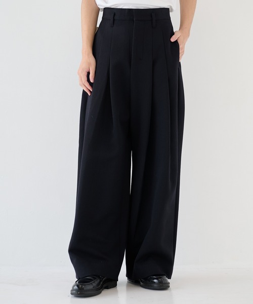 SHINYAKOZUKA（シンヤコヅカ）の「【SHINYAKOZUKA/シンヤコズカ】Dear BAGGY（その他パンツ・メンズ・ブラック/パープル・S/M）」の2枚目の写真